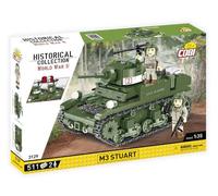 Jeu de construction - COBI - M3 Stuart - 511 éléments - 2 figurines - Vert