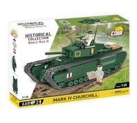 Jeu de construction - COBI - Mark IV Churchill - 668 éléments - Vert - Échelle 1:35