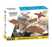 JEU DE CONSTRUCTION - COBI - MESSERSCHMITT BF 109 G - 350 ÉLÉMENTS - ÉCHELLE 1:32 - MARRON