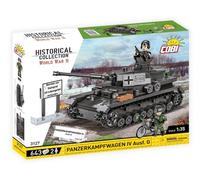 Jeu de construction - COBI - Panzerkampfwagen IV Ausf. G - 643 éléments - 2 figurines - Noir