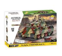 Jeu de construction - COBI - Pz.Kpfw. V Panther Ausf. A - Camouflage - 1152 éléments - 1 figurine tankiste