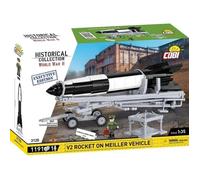 Jeu de construction - COBI - V2 ROCKET ON MEILLER VEHICLE - 1191 pièces - Executive Edition - Noir et blanc