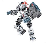 Jeu De Construction - Colorbaby - Im.Master 85447 - Robot Rhinocéros - 965 Pièces - Design Articulé