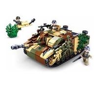 Jeu de construction compatible lego brique emboitable sluban army tank camouflage militaire armée M38 B0858 soldats articulés sluban G