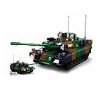 Jeu de construction compatible lego brique emboitable sluban modelbricks char de combat principal allemand militaire armée M38-B0839 soldats articulés sluban G