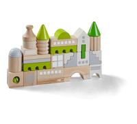 Jeu de construction cubes Bois PEFC - HABA - Coburg - Mixte - Enfant - 18 mois - 28 pièces - Pastel