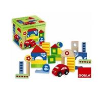 Jeu de construction de 26 pièces en bois - Goula