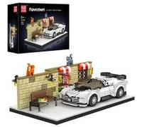 Jeu de construction de super voitures de sport Centodieci côté rue