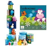 Jeu de construction - DJECO - Ludanimo - 23 pièces - Mixte