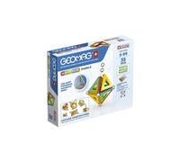 Geomag - Supercolor Blocs de Constructions Magnétiques pour Enfants, Jeu et Jouet en Forme de Cube, Green Collection 100% Plastique Recyclé, 35 pièces