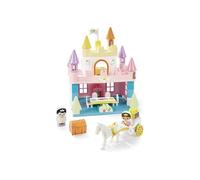 Jeu de construction ECOIFFIER Abrick 2974 Château Rainbow avec personnages et accessoires Bleu clair