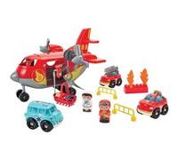 Jeu de construction Ecoiffier Avion cargo pompiers Abrick G