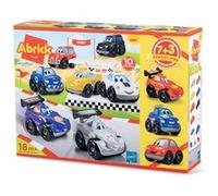 Jeu de construction Ecoiffier Coffret 10 véhicules Fast Car Multicolore G