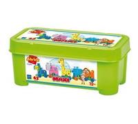 Jeu de construction Ecoiffier Coffret Train du Zoo Les Maxi 42 pièces Multicolore G
