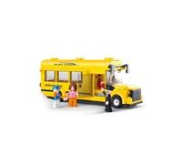 Sluban – Jeu de construction M38-B0507 – Autobus scolaire – Elements Town Series – Jaune