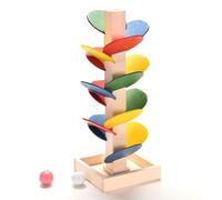Jeu De Construction En Bois Coloré Pour Enfants, Blocs De Construction En Forme D'Arbre, Boule De Marbre, Jouets Éducatifs, Cadeaux, Nouvelle Collection