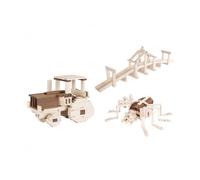 Jeu de construction en bois - GOKI - Set de Blocs 58532 - 200 pièces - Goki Nature
