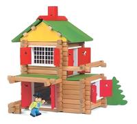 Jeu de Construction en Bois - JEUJURA - Mon chalet en bois - 135 pièces - Mixte - Intérieur