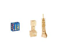 Jeu de construction en bois JEUJURA TéCap Classic 200 pièces en bois naturel dès 3 ans Bois naturel