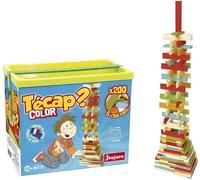 Jeu de construction en bois - JEUJURA - TECAP COLOR - 200 pieces - Mixte - A partir de 4 ans