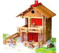 Jeu de Construction en bois Le Chalet d'Alpage 215 pièces jeujura® |