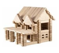 Jeu de construction en bois Maison avec Balcon 136 pièces IGROTECO G