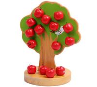 Jeu De Construction En Bois Montessori Pour Enfant, Arbre De Pommier Magnétique, Jeu Éducatif De Maths