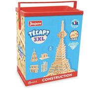 JeuJura - Jeu de construction en bois - TECAP 3XL - 200 planchettes - Mixte - À partir de 4 ans
