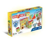 Geomag - Jeu de construction Magicube Châteaux 6 cubes + accessoires - Magnétique Montessori 1-6 ans