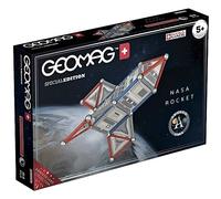 Geomag Jeu de construction magnétique NASA Rocket Édition spéciale 84 pièces Blanc/Gris/Rouge