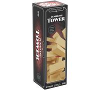 Goliath Jeux – Tour d'équilibre en bois – JUMBLING Tower – 48 blocs, dès 6 ans
