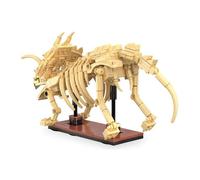 Jeu de construction - JAMARA - 402890 - Tricératops articulé - 272 pièces fluorescentes - Brille dans le noir