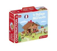 Jeu de construction - Jeujura - Le Refuge de la Marmotte - 150 pièces - Bois naturel - Mixte