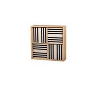 Jeu de construction KAPLA 100 Planches (50 noires, 50 blanches) Boîte de rangement bois