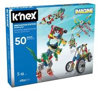 Jeu de construction - KNEX - Station innovation - 408 pièces - Idéal pour enfants - Développe la logique