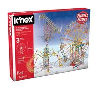 K'NEX 17035 Thrill Rides 3-in-1 Classic Amusement Park Building Set, 744 Piece Kids Building Set for Creative Play, Hours of Fun Making Three Fair Ground Rides, Suitable for Boys and Girls Aged 9+
