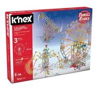 K'NEX 17035 Thrill Rides 3-in-1 Classic Amusement Park Building Set, 744 Piece Kids Building Set for Creative Play, Hours of Fun Making Three Fair Ground Rides, Suitable for Boys and Girls Aged 9+