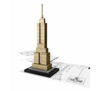 JEU DE CONSTRUCTION - LEGO® - 21002 - Empire State Building - 77 pièces - À partir de 10 ans - Or