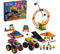 Jeu de construction - LEGO - 60295 - 2 Monster Trucks - Moto à rétrofriction - Cercle de feu