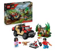 LEGO® Jurassic World 76972 Le vélociraptor et l’évasion en 4x4