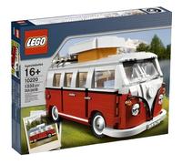 Jeu de construction - LEGO - Camping-car Volkswagen T1 - 1332 pièces - Réplique 1962 - Toit relevable, intérieur détaillé