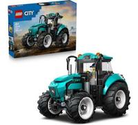 Jeu de construction LEGO City 60498 Tracteur 204 pièces 1 minifigurine Toit amovible Turquoise foncé