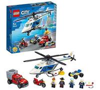 Jeu de construction - LEGO - Jouet d’arrestation en hélicoptère - Quad tout-terrain - Moto - Camion