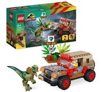 LEGO 76958 Jurassic Park L'Embuscade du Dilophosaure, Jouet Dinosaure et Voiture Jeep pour Garçons, Filles, Enfants Dès 6 Ans, avec Figurine Dino, Jeu Collection 30ème Anniversaire
