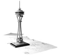 JEU DE CONSTRUCTION - LEGO - Seattle Space Needle - 57 pièces - Gris - H. 22,2 cm