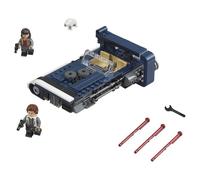Jeu de construction LEGO Star Wars Solo Landspeeder 75209 345 pièces avec minifigures, cockpit ouvert et pare-brise transparent Bleu foncé/gris clair