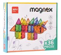 Jeu De Construction - Magnétique 3d - 36 Pièces - Magnex - Apli - Dès 6 Ans