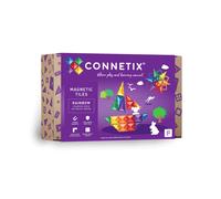 CONNETIX Tuiles Magnétiques Pack De Démarrage Arc-en-Ciel, 60 Pièces