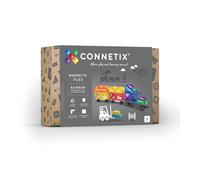 Connetix Tuiles Magnétiques Pack Transport Arc-en-Ciel, 50 Pièces