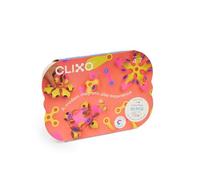Clixo – Jeu de construction magnétique Crew Pack – 30 pièces – Rose et Jaune